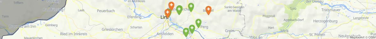 Kartenansicht für Apotheken-Notdienste in der Nähe von Wartberg ob der Aist (Freistadt, Oberösterreich)